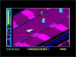 In game image of Goliath on the Amstrad CPC.