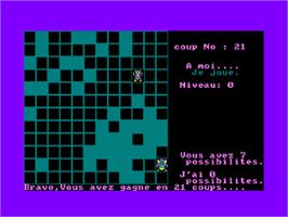 In game image of Isoleur on the Amstrad CPC.