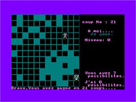 In game image of Isoleur on the Amstrad CPC.