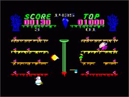 In game image of Kristal on the Amstrad CPC.