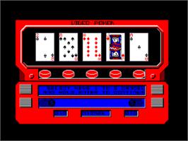 In game image of Las Vegas Casino on the Amstrad CPC.