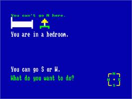 In game image of Magic Sword, The on the Amstrad CPC.