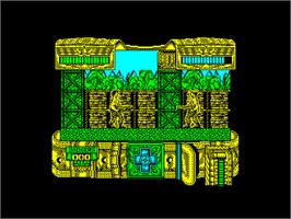 In game image of Mambo on the Amstrad CPC.