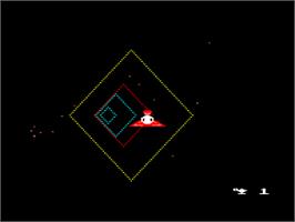In game image of Master of the Lamps on the Amstrad CPC.