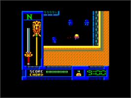 In game image of Masters Of The Universe - The Movie on the Amstrad CPC.
