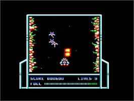 In game image of Megawar on the Amstrad CPC.