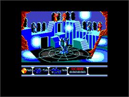 In game image of Moonwalker on the Amstrad CPC.