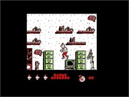 In game image of Mortadelo Y Filemon 2 on the Amstrad CPC.