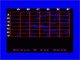 In game image of Mystery Of The Java Star, The on the Amstrad CPC.