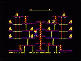 In game image of Nakamoto on the Amstrad CPC.