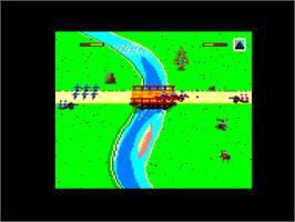 In game image of North and South on the Amstrad CPC.