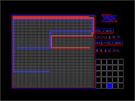 In game image of Oberon 69 on the Amstrad CPC.