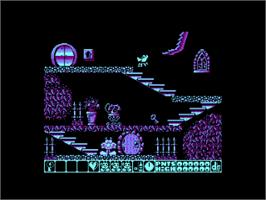 In game image of Olli & Lissa 3: The Candlelight Adventure on the Amstrad CPC.