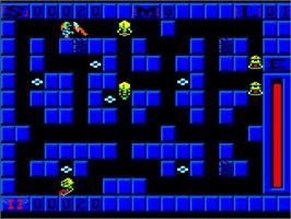 In game image of Olé, Toro on the Amstrad CPC.