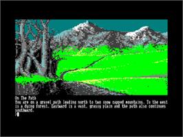 In game image of Pawn on the Amstrad CPC.