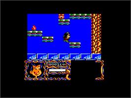 In game image of Potsworth & Co. on the Amstrad CPC.