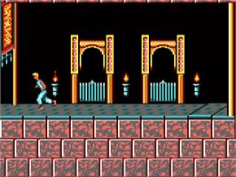 In game image of Prince Of Persia on the Amstrad CPC.