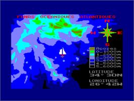 In game image of Pyramides d'Atlantys, Les on the Amstrad CPC.