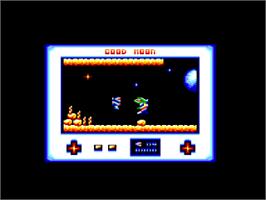 In game image of Red Moon on the Amstrad CPC.