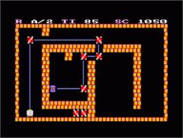 In game image of Reflector on the Amstrad CPC.