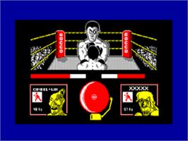 In game image of Rocco on the Amstrad CPC.