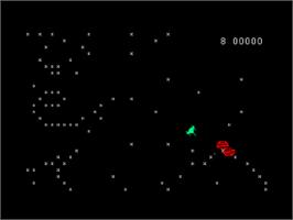 In game image of S.O.S. Ovoides on the Amstrad CPC.