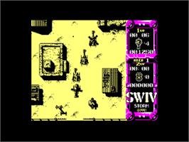 In game image of S.W.I.V. on the Amstrad CPC.