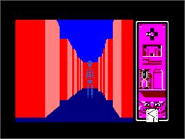 In game image of Scarabaeus on the Amstrad CPC.