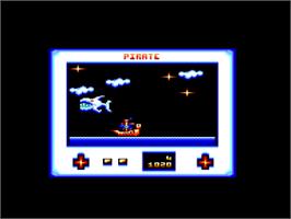 In game image of Sid Meier's Pirates on the Amstrad CPC.