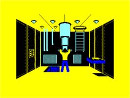 In game image of Silent Service: The Submarine Simulation on the Amstrad CPC.
