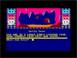 In game image of Smugglers Cove on the Amstrad CPC.