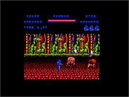 In game image of Soldier of Light on the Amstrad CPC.