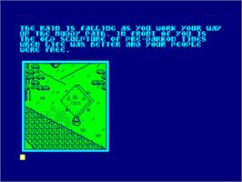 In game image of Soul of a Robot on the Amstrad CPC.