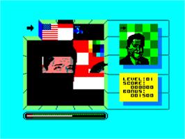 In game image of Split Personalities on the Amstrad CPC.