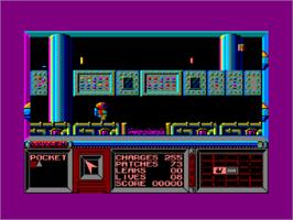 In game image of Strange Loop on the Amstrad CPC.