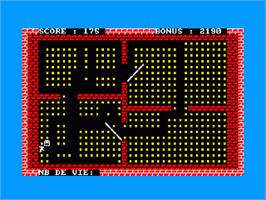 In game image of Stress on the Amstrad CPC.