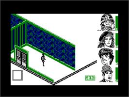 In game image of Strike Force Cobra on the Amstrad CPC.