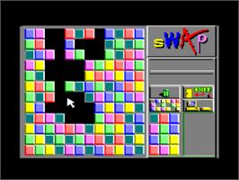 In game image of Swap on the Amstrad CPC.