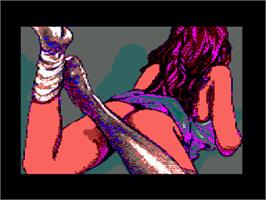 In game image of Teenage Queen on the Amstrad CPC.