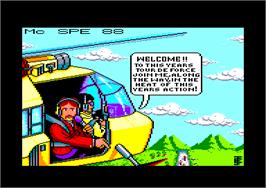 In game image of Tour De Force on the Amstrad CPC.