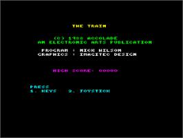 In game image of Train, The - Escape To Normandy on the Amstrad CPC.