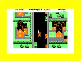 In game image of Trashman on the Amstrad CPC.