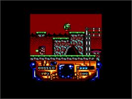 In game image of Turbo The Tortoise on the Amstrad CPC.