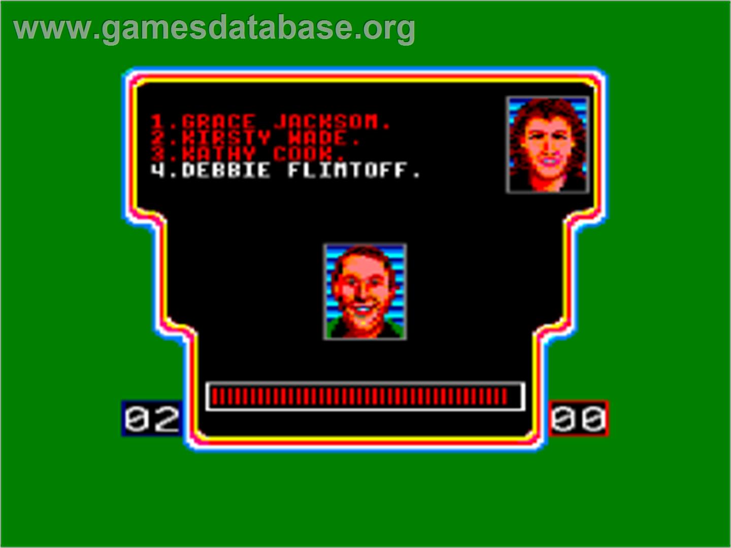 A Question of Sport - Amstrad CPC - Artwork - In Game