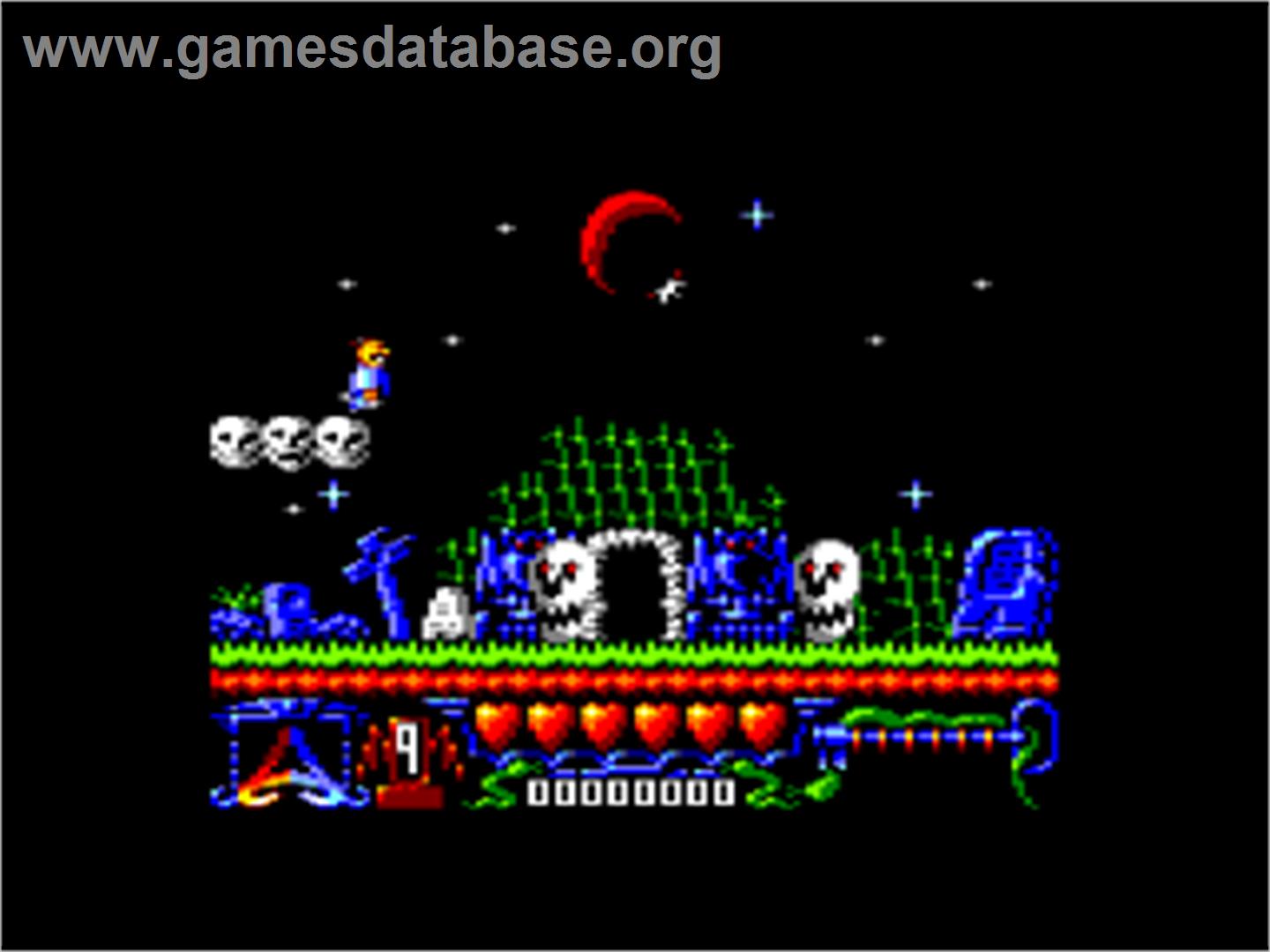 Addams Family, The - Amstrad CPC - Artwork - In Game