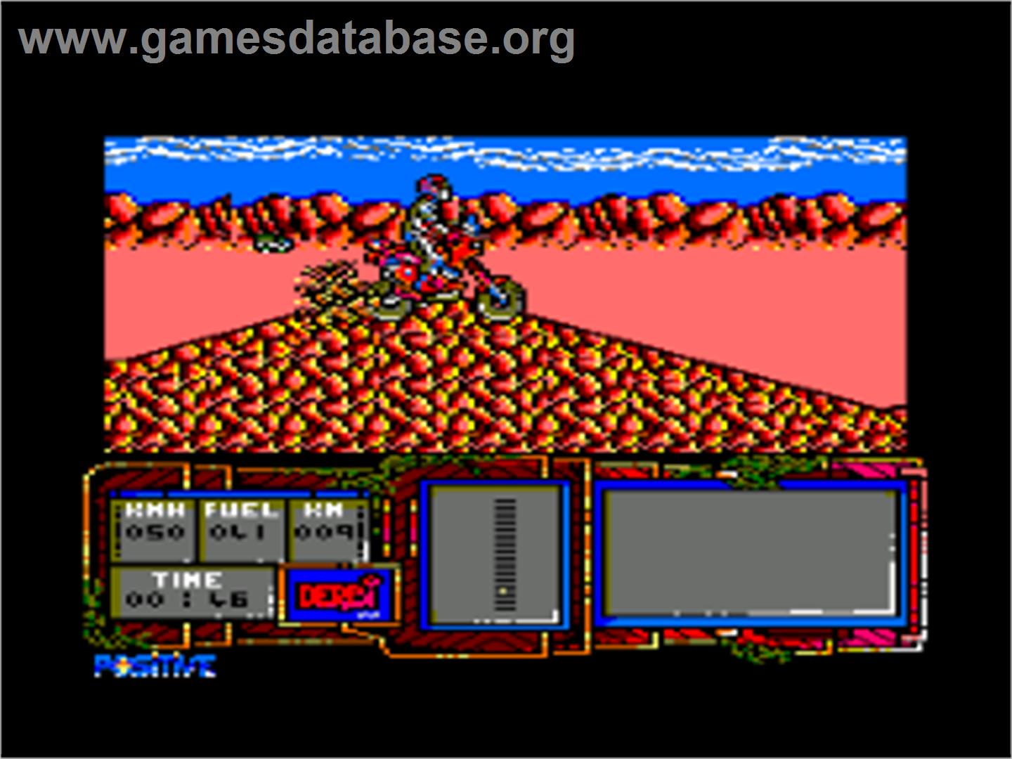 African Trail Simulator - Amstrad CPC - Artwork - In Game