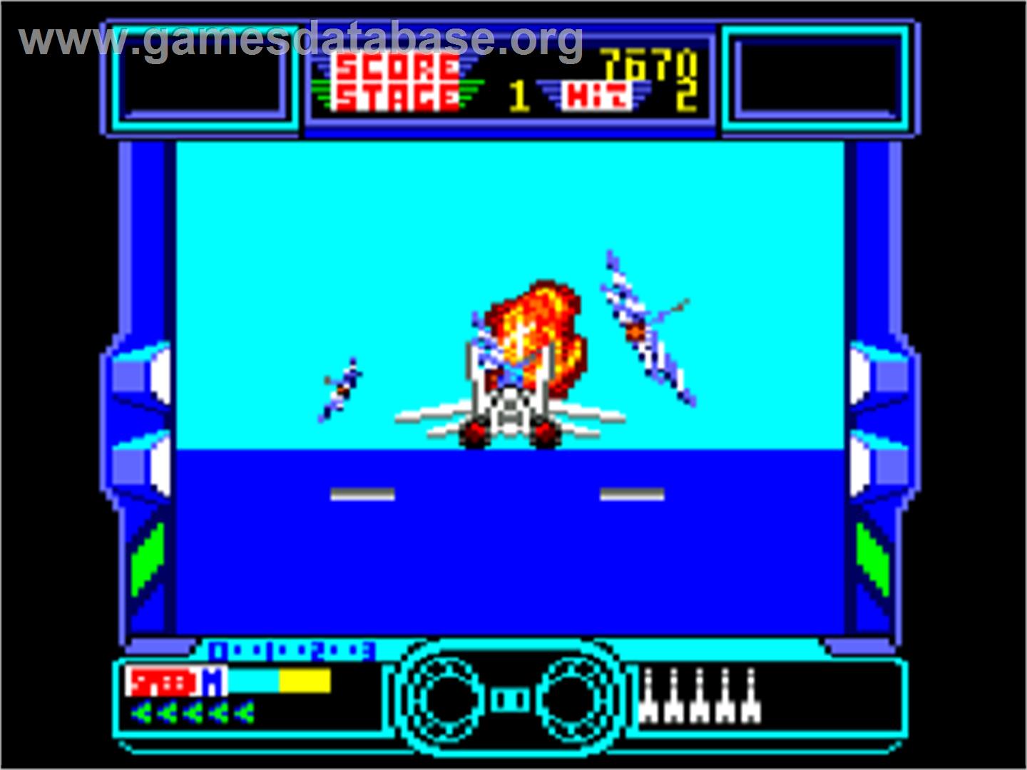 After Burner - Amstrad CPC - Artwork - In Game