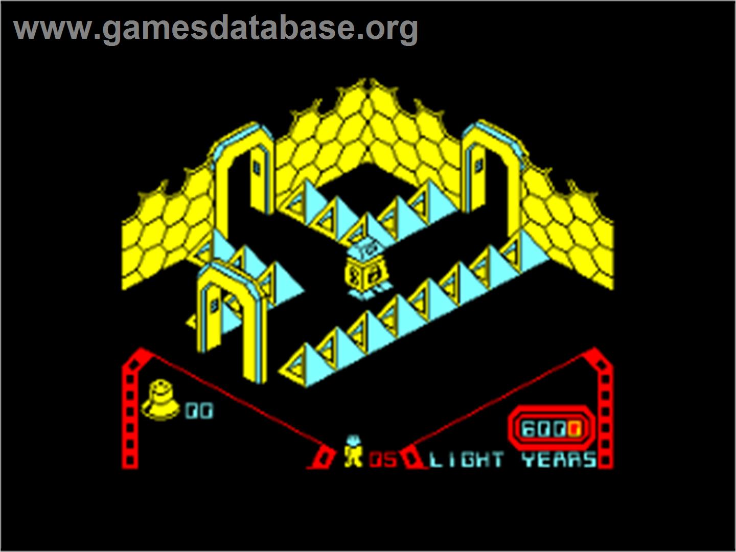 Alien 8 - Amstrad CPC - Artwork - In Game