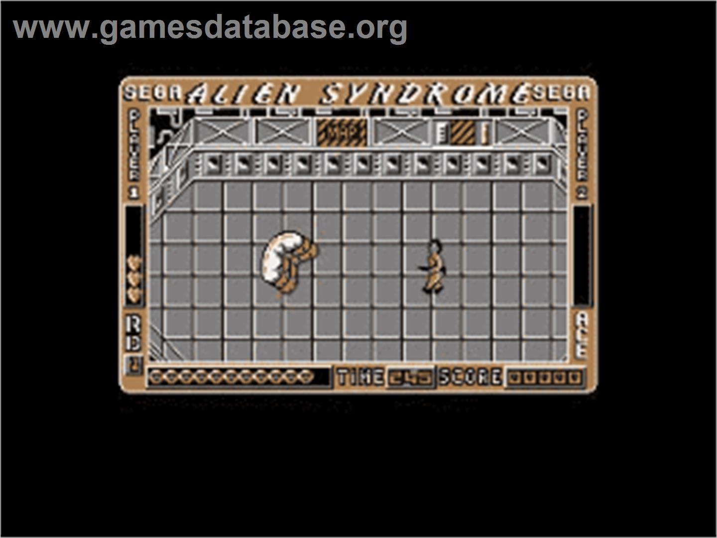 Alien Syndrome - Amstrad CPC - Artwork - In Game