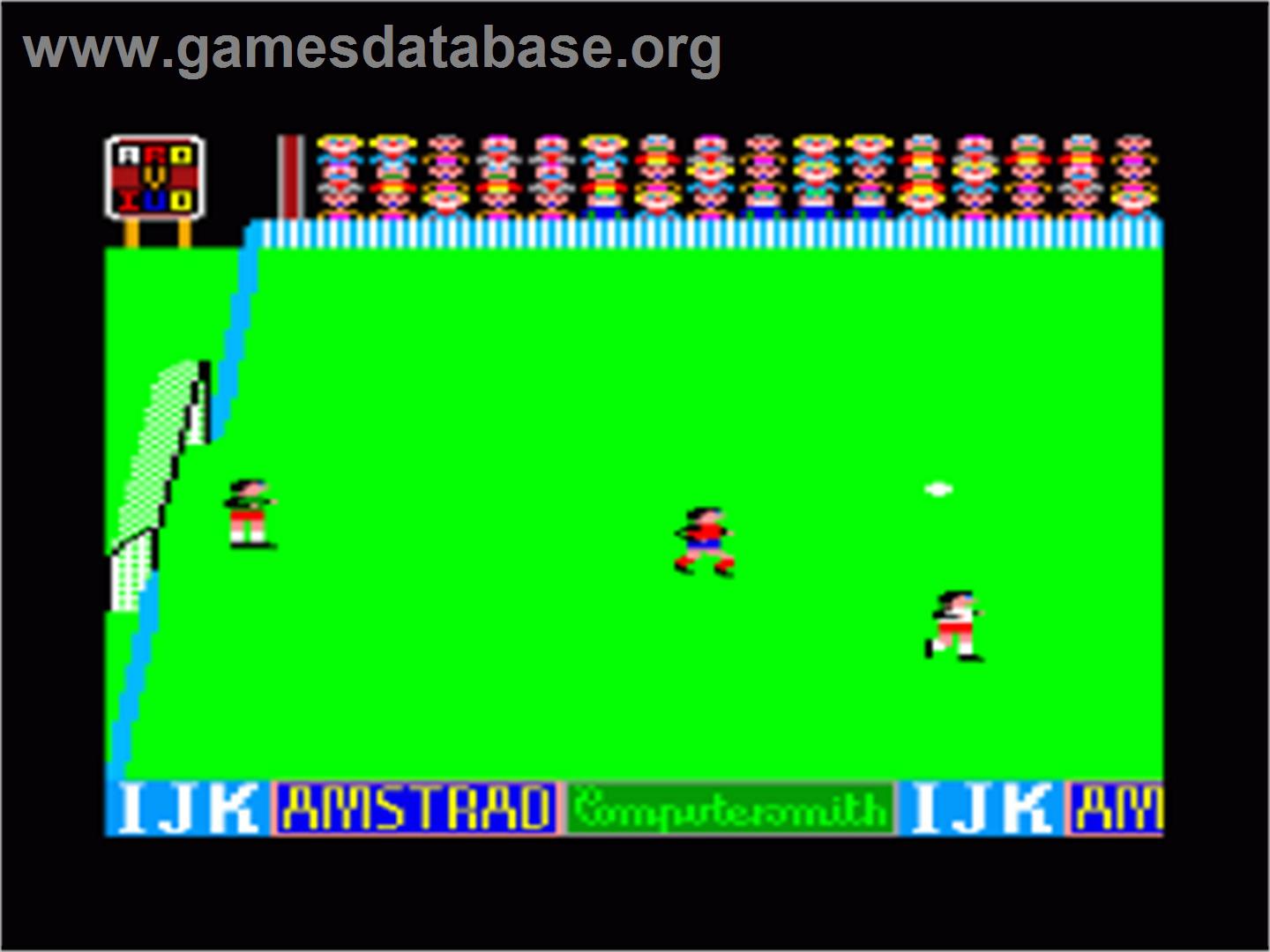 Amsoccer - Amstrad CPC - Artwork - In Game